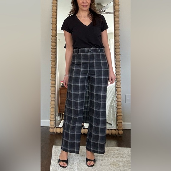 & Other Stories Paris Atelier Plaid Wool Pants - Picture 3 of 13